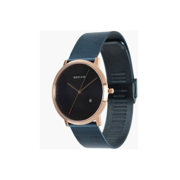 Reloj Bering Unisex Watch Blue Dial Mesh 11139-367