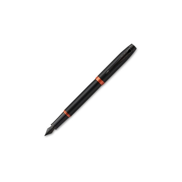 Lapicera Pluma Fuente Parker Im Vibrant Rings Flame Orange M