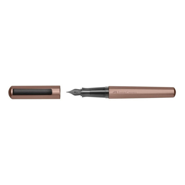 Lapicera Pluma Fuente Faber-castell Hexo - Bronze Medium