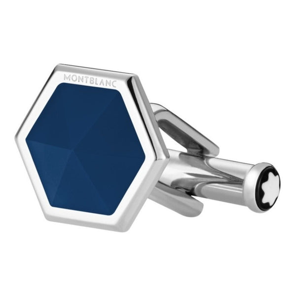 Cufflinks Gemelos Montblanc Sartorial Blue Onyx Hex - 118600