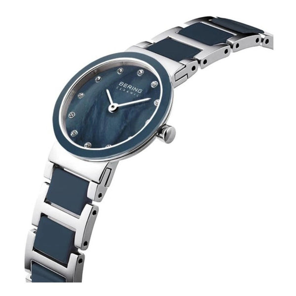 Reloj Bering Ladies Watch Ceramic Blue Silver 10725-787
