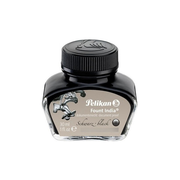 Tinta Para Pluma Fuente Pelikan - 30 Ml - India Negro
