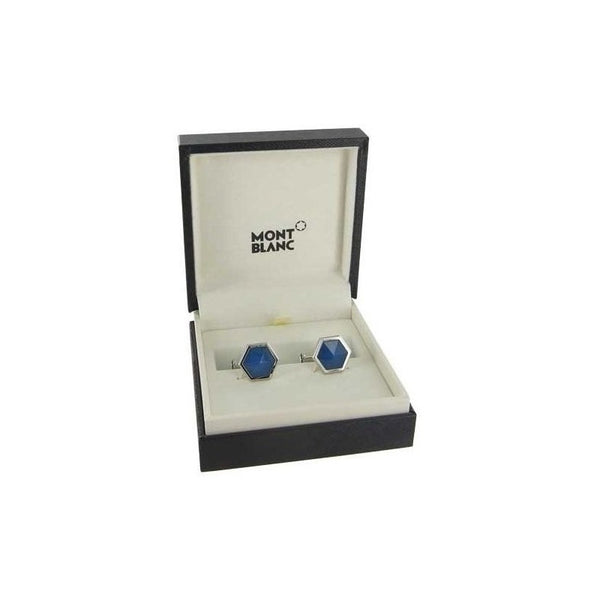 Cufflinks Gemelos Montblanc Sartorial Blue Onyx Hex - 118600