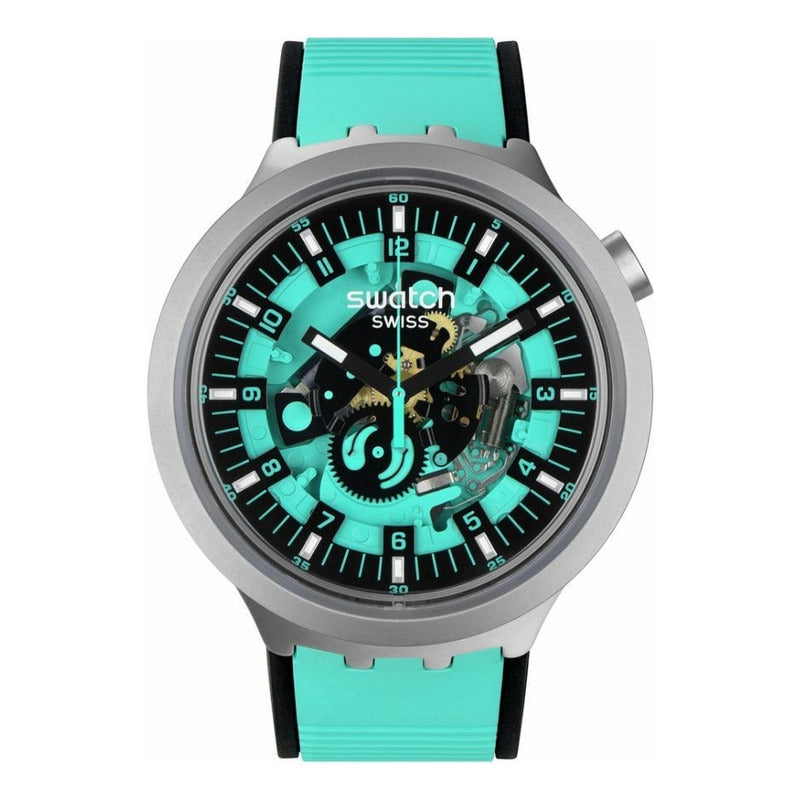 Reloj Swatch Big Bold Irony Mint Trim Sb07s111
