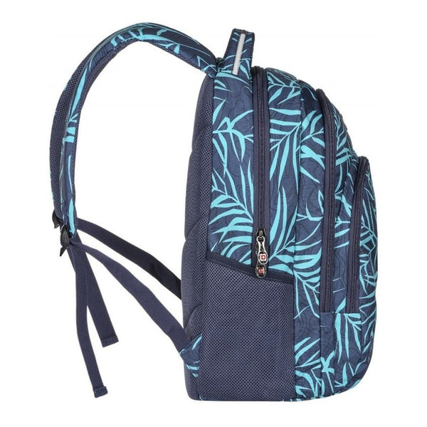 Mochila Wenger Upload Navy Fem Print 28 Lt. Azul 606474