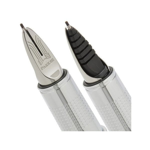 Lapicera Parker 5th Ingenuity Black Silver Lacquer Ct