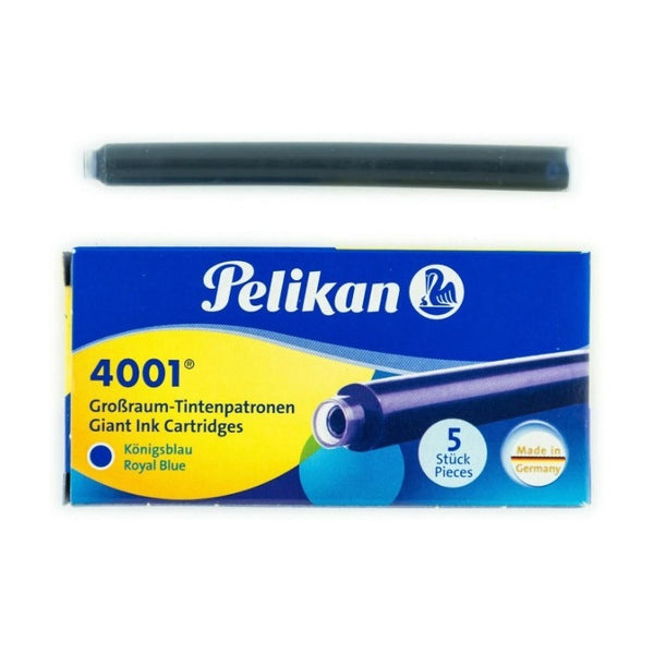 Tinta P/pluma Fuente Pelikan 4001 - Cartridges Largos - Azul