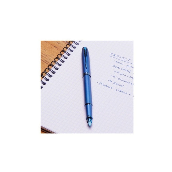 Lapicera Pluma Fuente Parker Im Monochrome Blue - Medium (M)