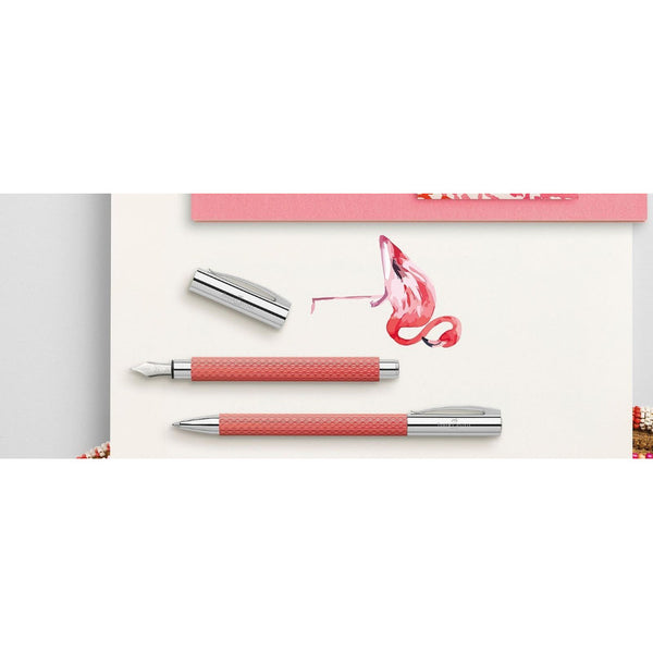 Lapicera Boligrafo Faber-castell Ambition Opart Flamingo