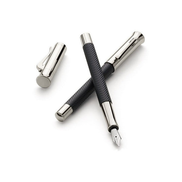 Lapicera Pluma Fuente Graf Von Faber-castell Guilloche Cisele - Medium