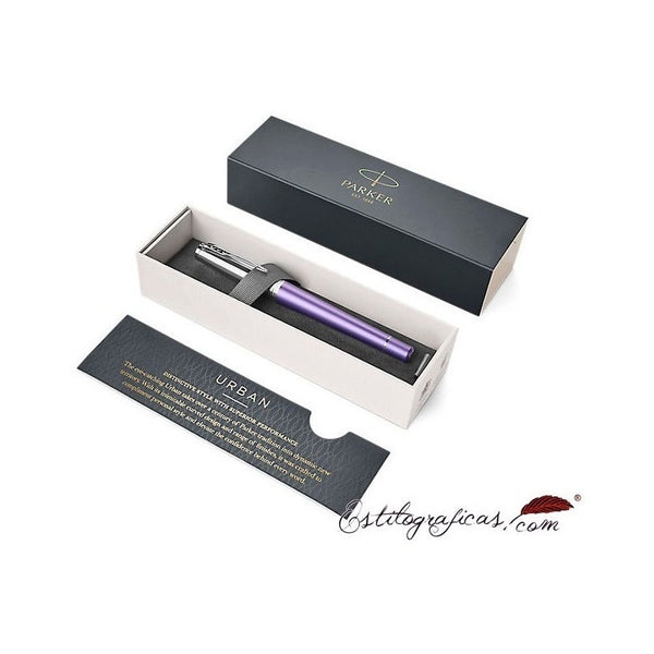 Lapicera Roller Parker Urban Premium Violet Ct