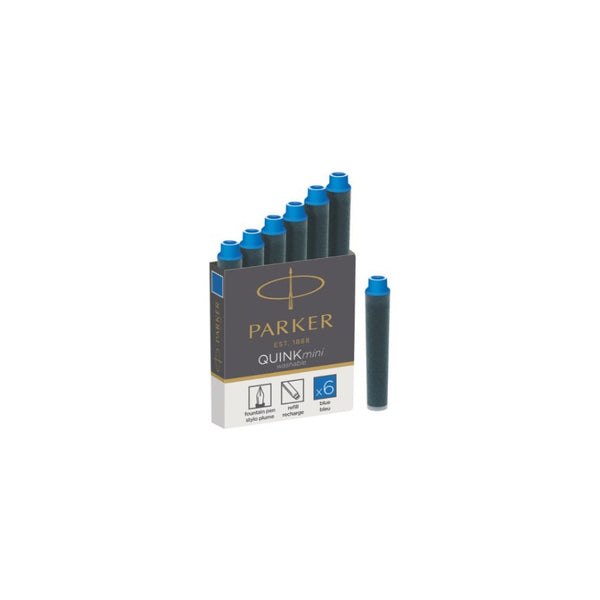 Tinta Pluma Fuente Parker (cartridges Cortos) - Blue