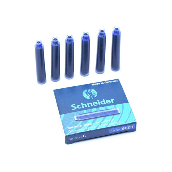 Tinta Para Pluma Fuente Schneider 6603 - Cartridges - Azul