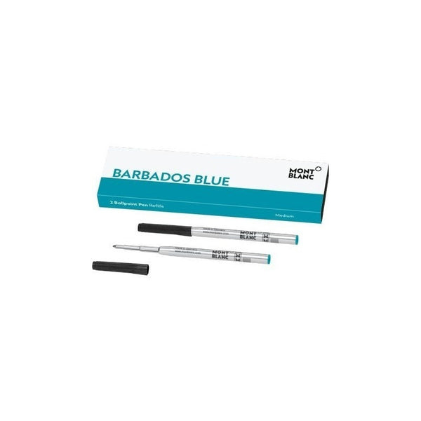 Tinta Set Repuesto Boligrafo Montblanc (Medium) Barbados Blue