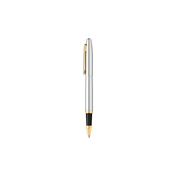 Lapicera Rollerball Sheaffer Vfm Chrome With Gold Trim Gt