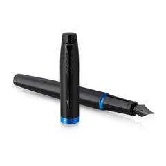 Lapicera Pluma Fuente Parker Im Vibrant Rings Marine Blue M