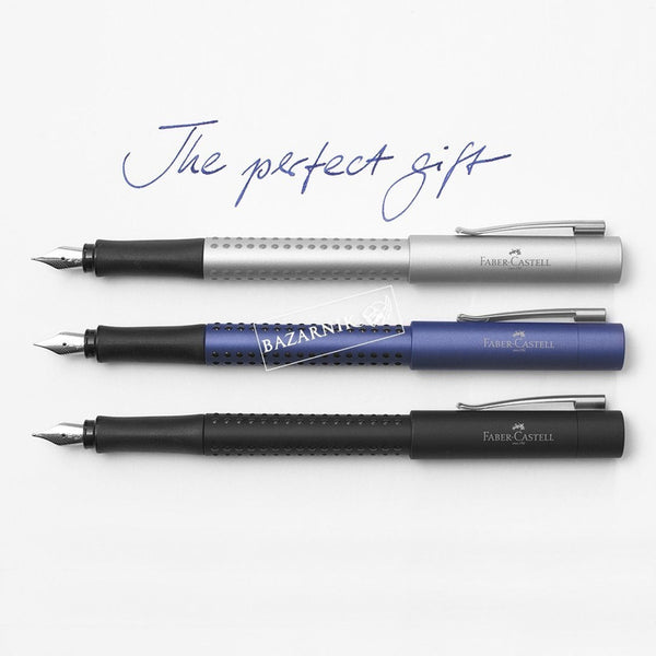 Lapicera Boligrafo Faber-castell Grip Xb - Glam Silver