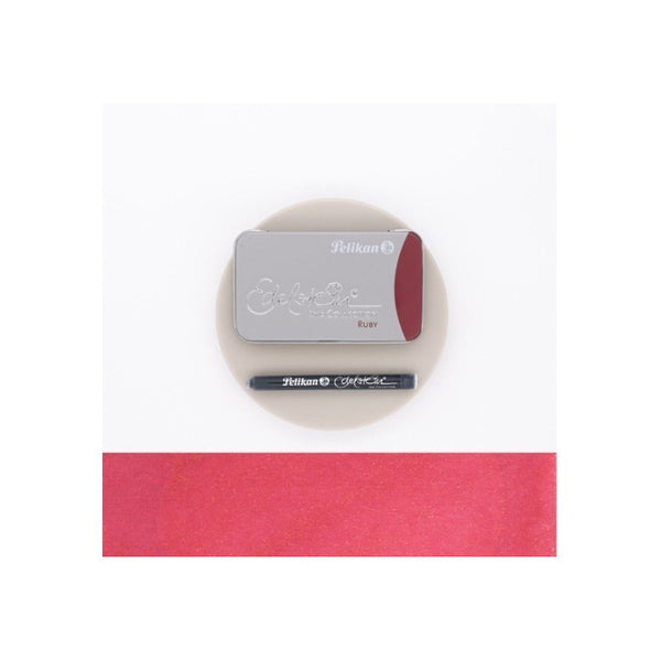 Tinta p/pluma Fuente Pelikan Edelstein Cartridges Ruby