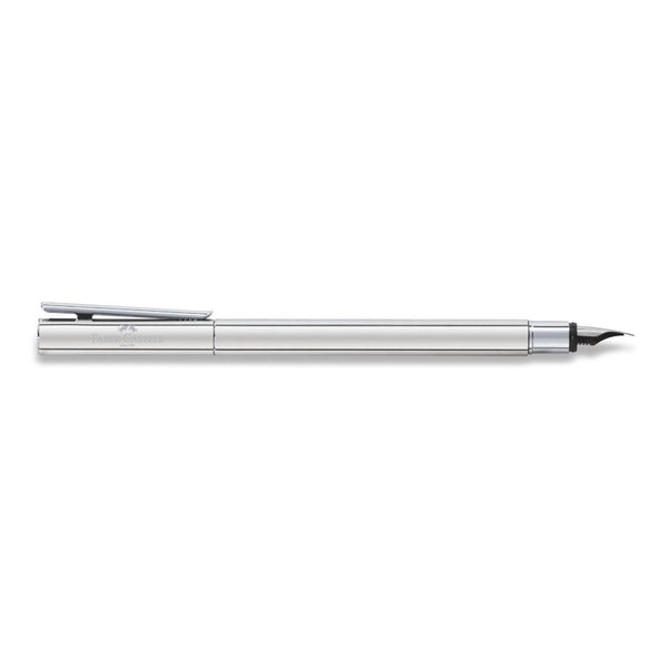 Lapicera Pluma Faber-Castell Neo Slim Stainless St Shiny - Medium (M)