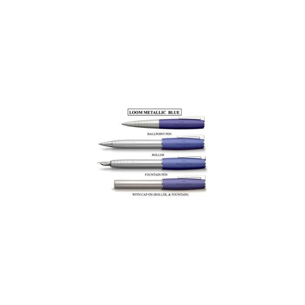 Lapicera Rollerball Faber-castell Loom Blue