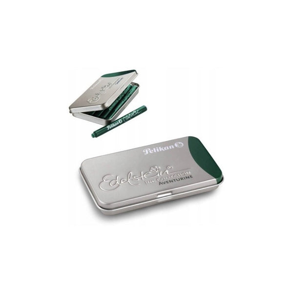 Tinta P/pluma Fuente Pelikan Edelstein Cartridges Aventurine