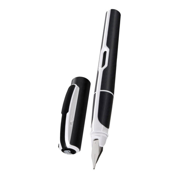 Lapicera Pluma Fuente Pelikan Style - Negro/blanco