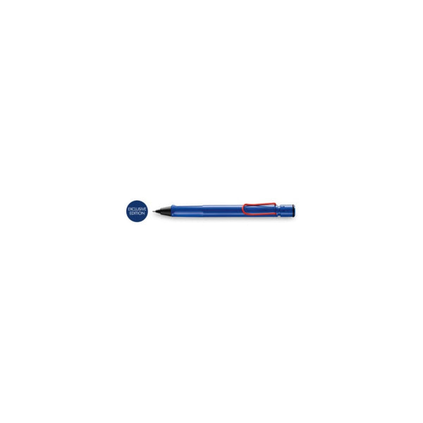 Lapicera Portaminas Lamy Safari Blue Red S.e. - 0.5 Mm