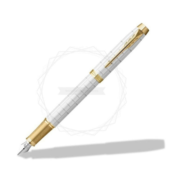 Lapicera Pluma Fuente Parker Im Premium Pearl Gt - Fine