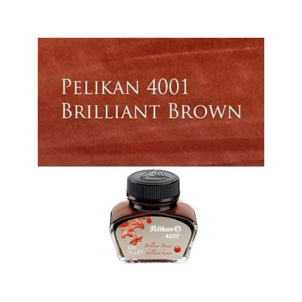Tinta Para Pluma Fuente Pelikan 4001 - 30 Ml - Café