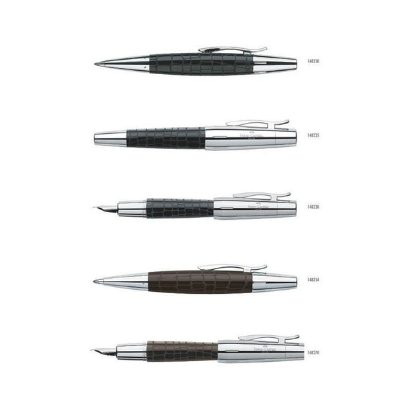 Lapicera Rollerball Faber-Castell E-motion Croco Black