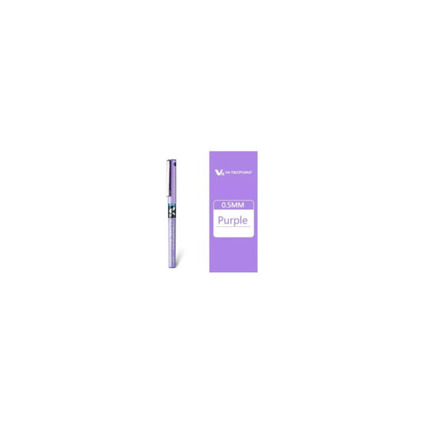 Pack 12 Lápices De Tinta Pilot V5 Hi-tecpoint Violet