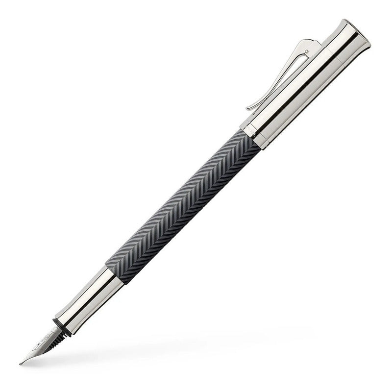 Lapicera Pluma Fuente Graf Von Faber-castell Guilloche Cisele - Medium