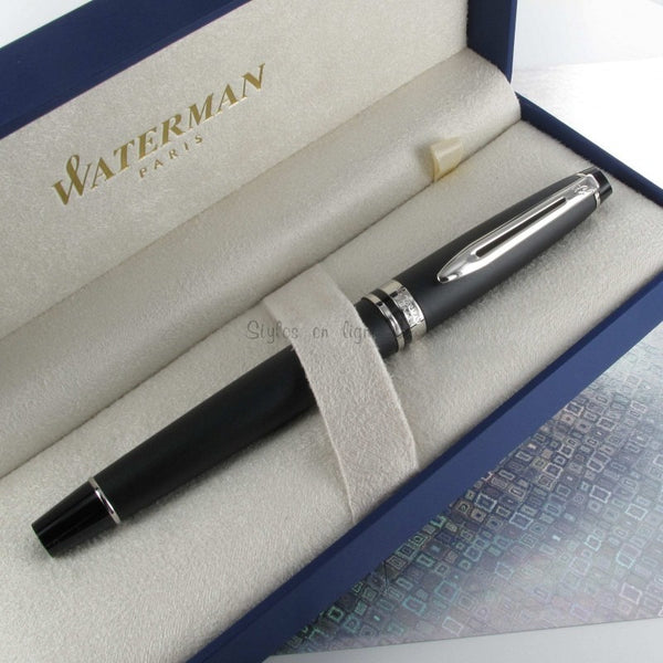 Lapicera Pluma Waterman Expert 3 Black Ct - Medium (M)
