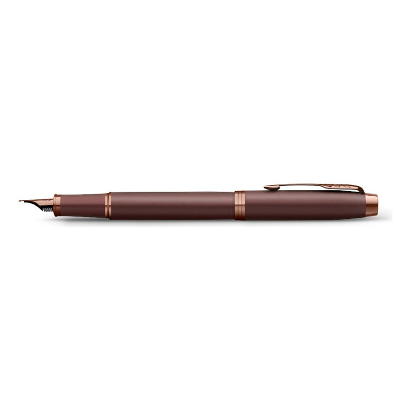 Lapicera Pluma Fuente Parker Im Monochrome Burgundy Medium