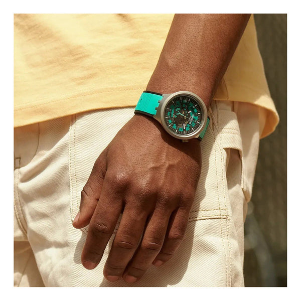 Reloj Swatch Big Bold Irony Mint Trim Sb07s111