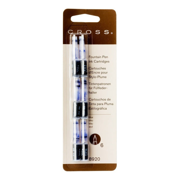Set Tinta Repuesto Pluma Cartridge Cross - Negro / 8921
