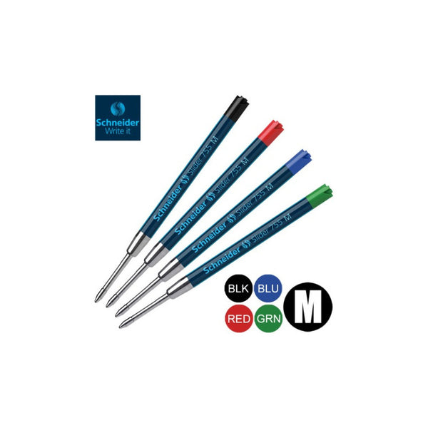 Repuesto Schneider Slider 755 M Boligrafo Azul - Medium