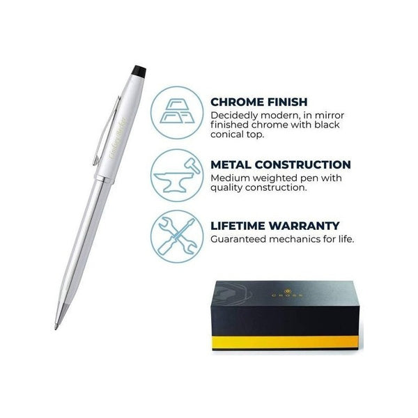 Lapicera Boligrafo Cross Century 2 Chrome 3502wg