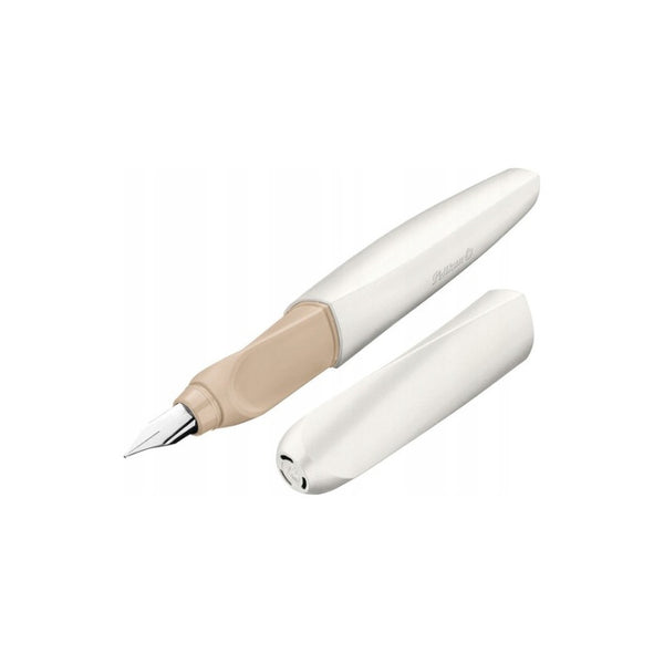 Lapicera Pluma Fuente Pelikan Twist - White Pearl (Medium)