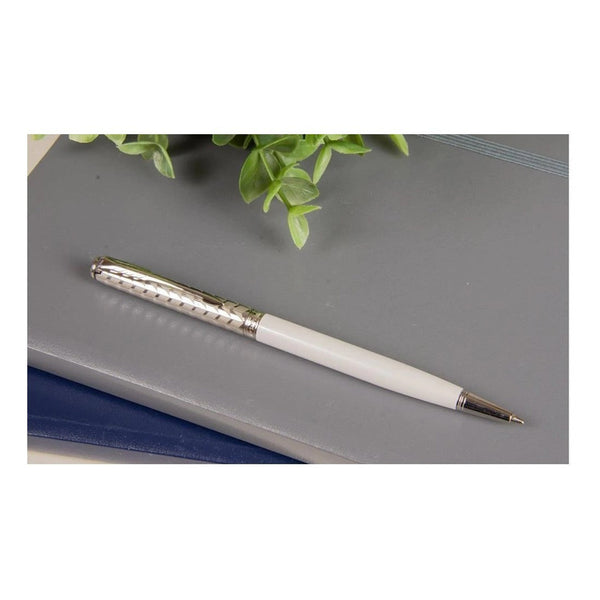Lapicera Boligrafo Parker Sonnet Pearl Silver Slim Ct