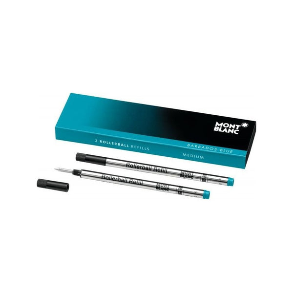 Tinta Set Repuesto Roller Montblanc (Medium) Barbados Blue