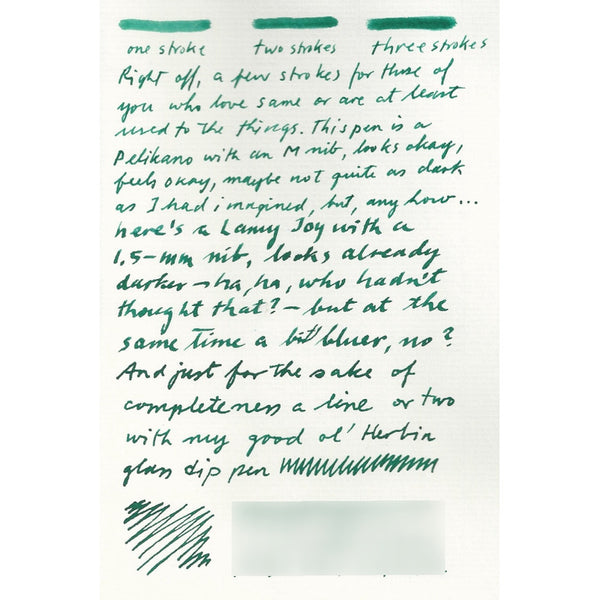 Tinta P/pluma Fuente Pelikan 4001 Cartridges Largo Verde Oscuro