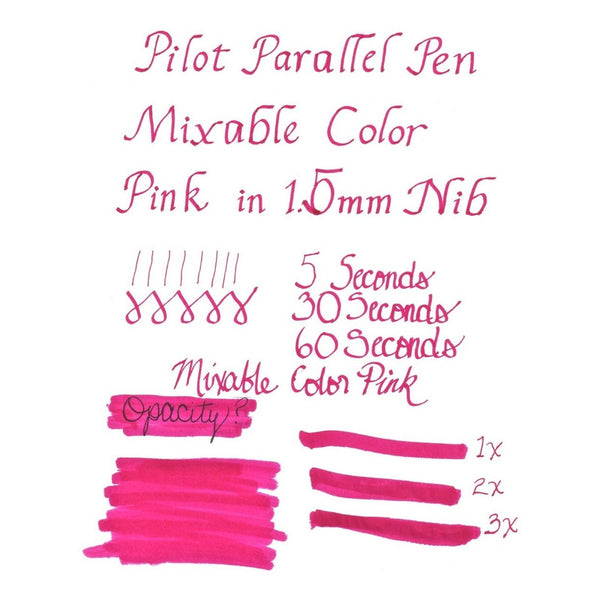 Cartridges Pluma Caligrafia Pilot Parallel Color Rosado