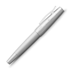 Lapicera Pluma Faber-castell E-motion Pure Silver - Medium