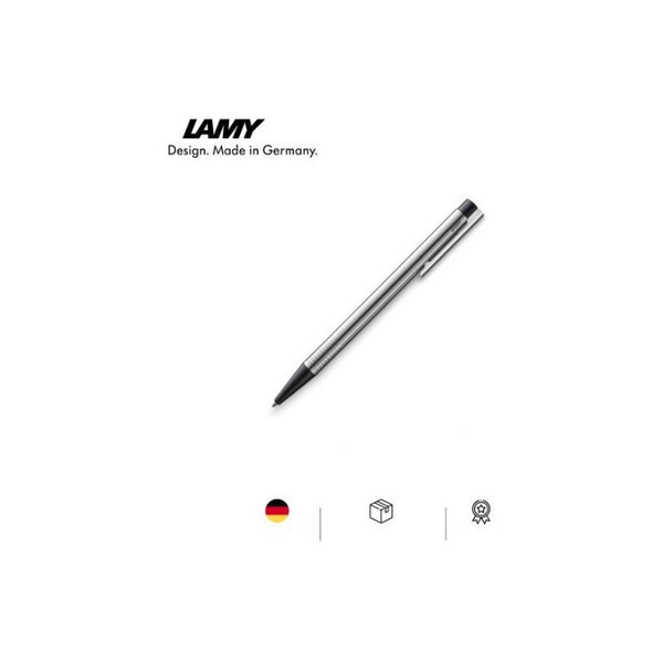 Lapicera Boligrafo Lamy Logo Stainless Steel Matt Black