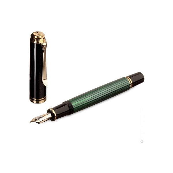 Lapicera Pluma Fuente Pelikan Souveran M800 Green - Fine