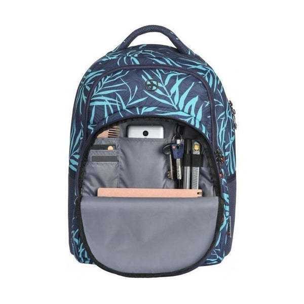 Mochila Wenger Upload Navy Fem Print 28 Lt. Azul 606474