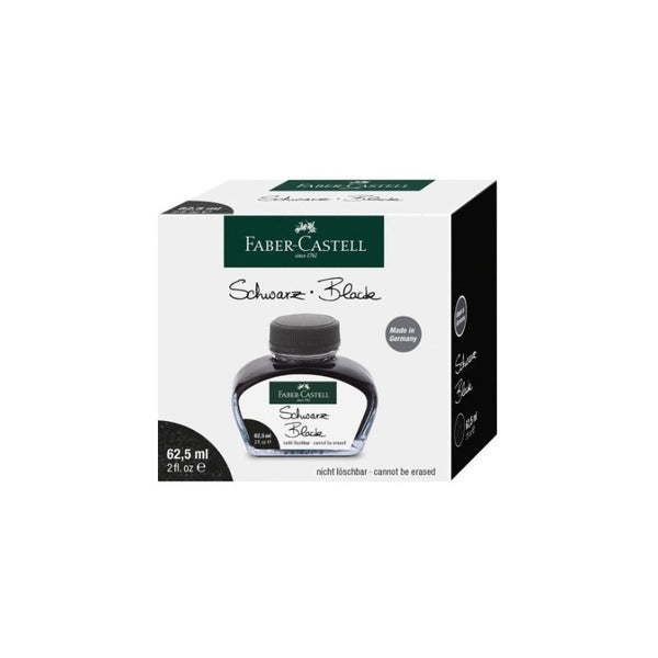 Tinta Para Pluma Fuente Faber-castell - 62,5ml - Negro