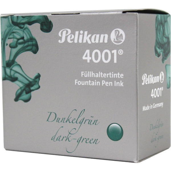 Tinta Para Pluma Fuente Pelikan 4001 - 30 Ml - Verde Oscuro