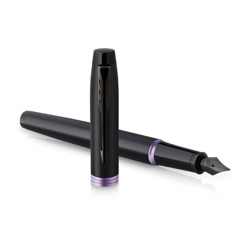 Lapicera Pluma Fuente Parker Im Vibrant Rings Ameth Purple M